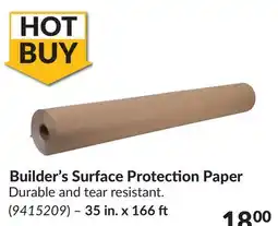 Princess Auto Builder's Surface Protection Paper offer