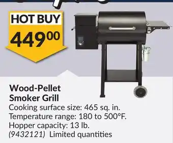 Princess Auto Wood-Pellet Smoker Grill offer