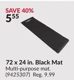 Princess Auto 72 x 24 in. Black Mat offer