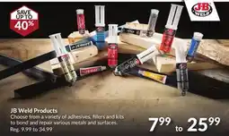Princess Auto JB Weld Products offer