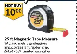 Princess Auto 25 ft Magnetic Tape Measure offer