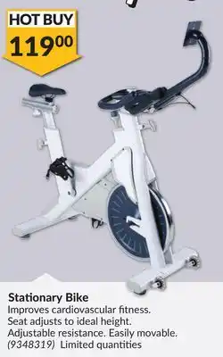 Princess Auto Stationary Bike offer