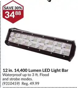 Princess Auto 12 in. 14,400 Lumen LED Light Bar offer