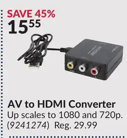 Princess Auto AV to HDMI Converter offer
