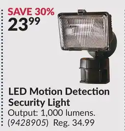 Princess Auto LED Motion Detection Security Light offer