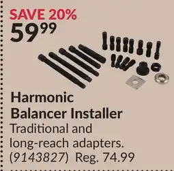 Princess Auto Harmonic Balancer Installer offer