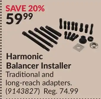 Princess Auto Harmonic Balancer Installer offer