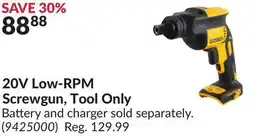 Princess Auto 20V Low-RPM Screwgun, Tool Only offer
