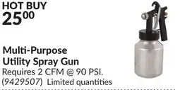 Princess Auto Multi-Purpose Utility Spray Gun offer