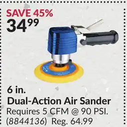 Princess Auto 6 in. Dual-Action Air Sander offer