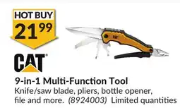 Princess Auto CAT 9-in-1 Multi-Function Tool Knife/saw offer