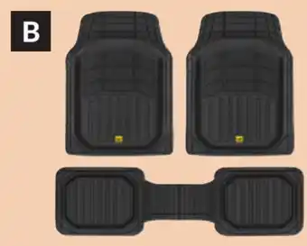 Princess Auto 3 pc Deep Dish Black Universal Floor Mat Sets offer