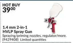 Princess Auto 1.4 mm 2-in-1 HVLP Spray Gun offer