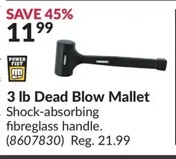 Princess Auto 3 lb Dead Blow Mallet offer