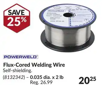 Princess Auto Flux-Cored Welding Wire offer