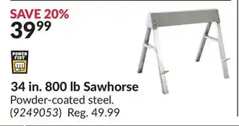 Princess Auto 34 in. 800 lb Sawhorse offer