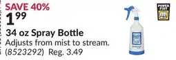 Princess Auto 34 oz Spray Bottle offer