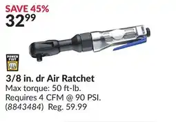Princess Auto 3/8 in. dr Air Ratchet offer