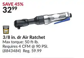 Princess Auto 3/8 in. dr Air Ratchet offer
