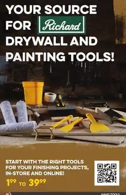 Princess Auto Richard drywall and painting tools! offer
