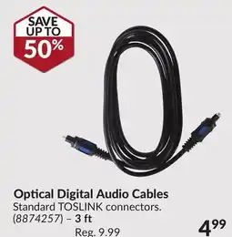 Princess Auto Optical Digital Audio Cables offer