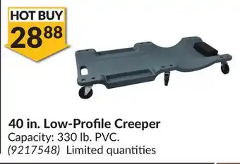 Princess Auto 40 in. Low-Profile Creeper offer