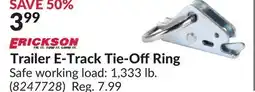Princess Auto Erickson Trailer E-Track Tie-OffRing offer