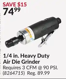 Princess Auto 1/4 in. Heavy Duty Air Die Grinder offer