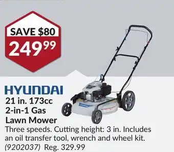 Princess Auto 21 in. 173cc 2-in-1 Gas Lawn Mower offer