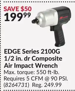 Princess Auto EDGE Series 2100G 1/2 in. dr Composite Air Impact Wrench offer
