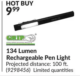 Princess Auto Lumen Rechargeable Pen Light offer