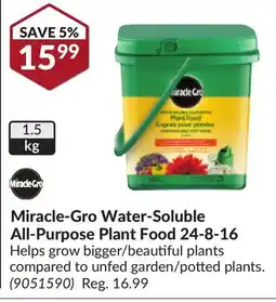 Princess Auto Miracle-Gro Water-Soluble All-Purpose Plant Food offer