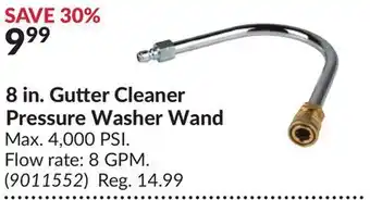 Princess Auto 8 in. Gutter Cleaner Washer offer