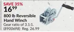 Princess Auto Reversible Hand Winch offer