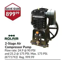 Princess Auto 2-Stage Air Compressor offer