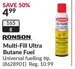 Princess Auto Multi-Fill Ultra Butane Fuel offer