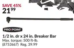 Princess Auto 1/2 in. dr x 24 in. Breaker Bar offer