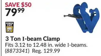 Princess Auto 3 Ton I-beam Clamp offer