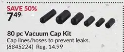 Princess Auto 80 pc Vacuum Cap Kit offer