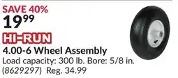 Princess Auto 4.00-6 Wheel Assembly offer