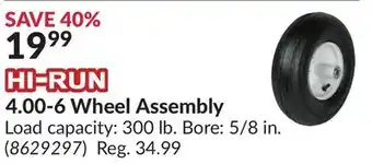 Princess Auto 4.00-6 Wheel Assembly offer