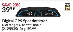 Princess Auto Digital GPS Speedometer offer
