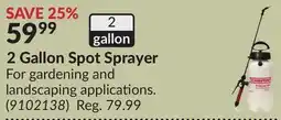 Princess Auto 2 Gallon Spot Sprayer offer