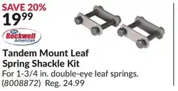 Princess Auto Tandem Mount Leaf Spring Shackle Kit offer