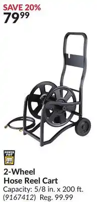 Princess Auto 2-Wheel Hose Reel Cart offer