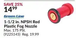 Princess Auto 1-1/2 in. NPSH Red Plastic Fog Nozzle offer