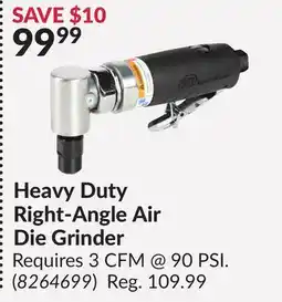 Princess Auto Heavy Duty Right-Angle Air Die Grinder offer
