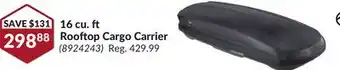 Princess Auto 16 cu. ft Rooftop Cargo Carrier offer