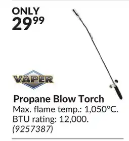 Princess Auto Propane Blow Torch offer