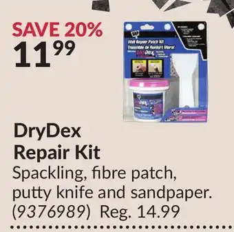 Princess Auto DryDex Repair Kit offer